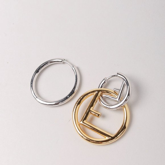 Fendi 3 Hoop Earrings - Picture 2 of 4